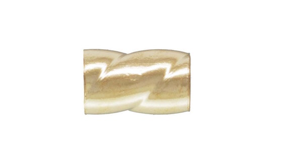 2.0x3.0mm (1.0mm ID) Twisted Tube, 14k gold filled. Made in USA. #400114TP