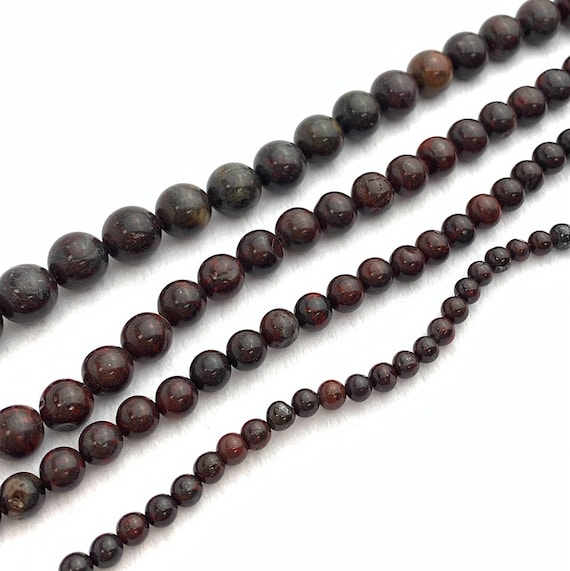 Brecciated Jasper Bead Strand Sku#M2903