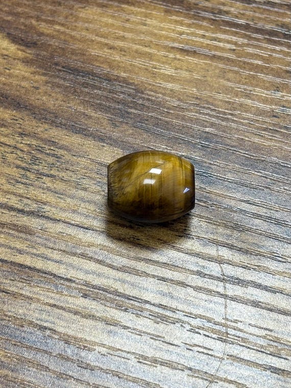 Tiger Eye Jade Bead , Sku#JP15