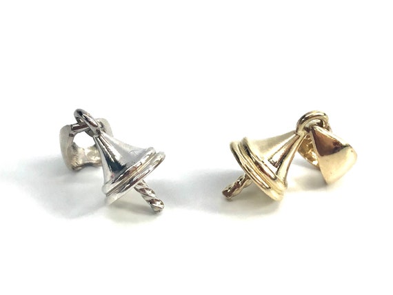 14K Yellow Gold & White Gold Bail Sku#TP-035