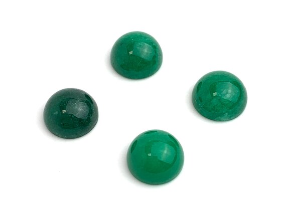 Malaysian Jade Circle Cabochon Sku#M1760