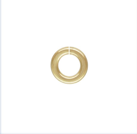 22ga 0.64x3mm Open Jump Rings, 14k Gold Filled, Sterling Silver, Sku#4004425 #5004425 #4804425