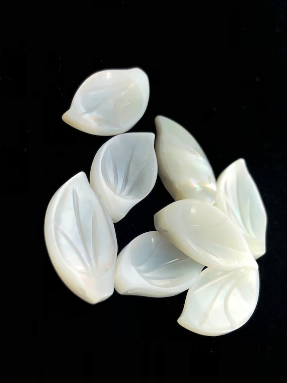 White South Sea Mother Of Pearl Leaf Sku#M173