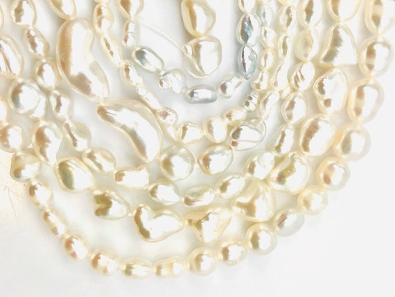 Keshi South Sea Pearl strand, Australia Pearls, SKU # 070756