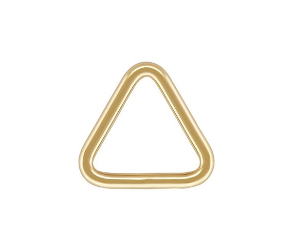Triangle Jump Ring 0.64x5.0mm CL, 14k gold filled. Made in USA. #4004418TRC
