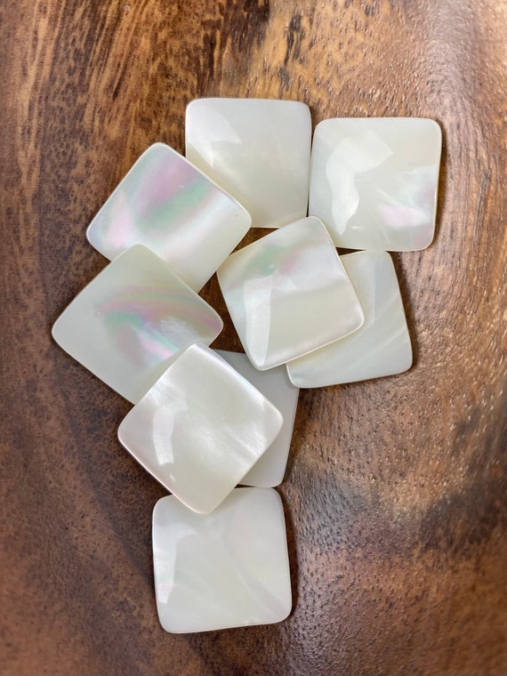 Square Mother Of Pearl Bead, Sku#M2043