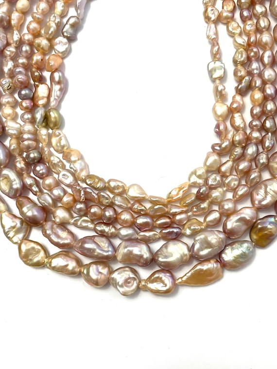 Keshi Edison pearl strand l,SKU#3012