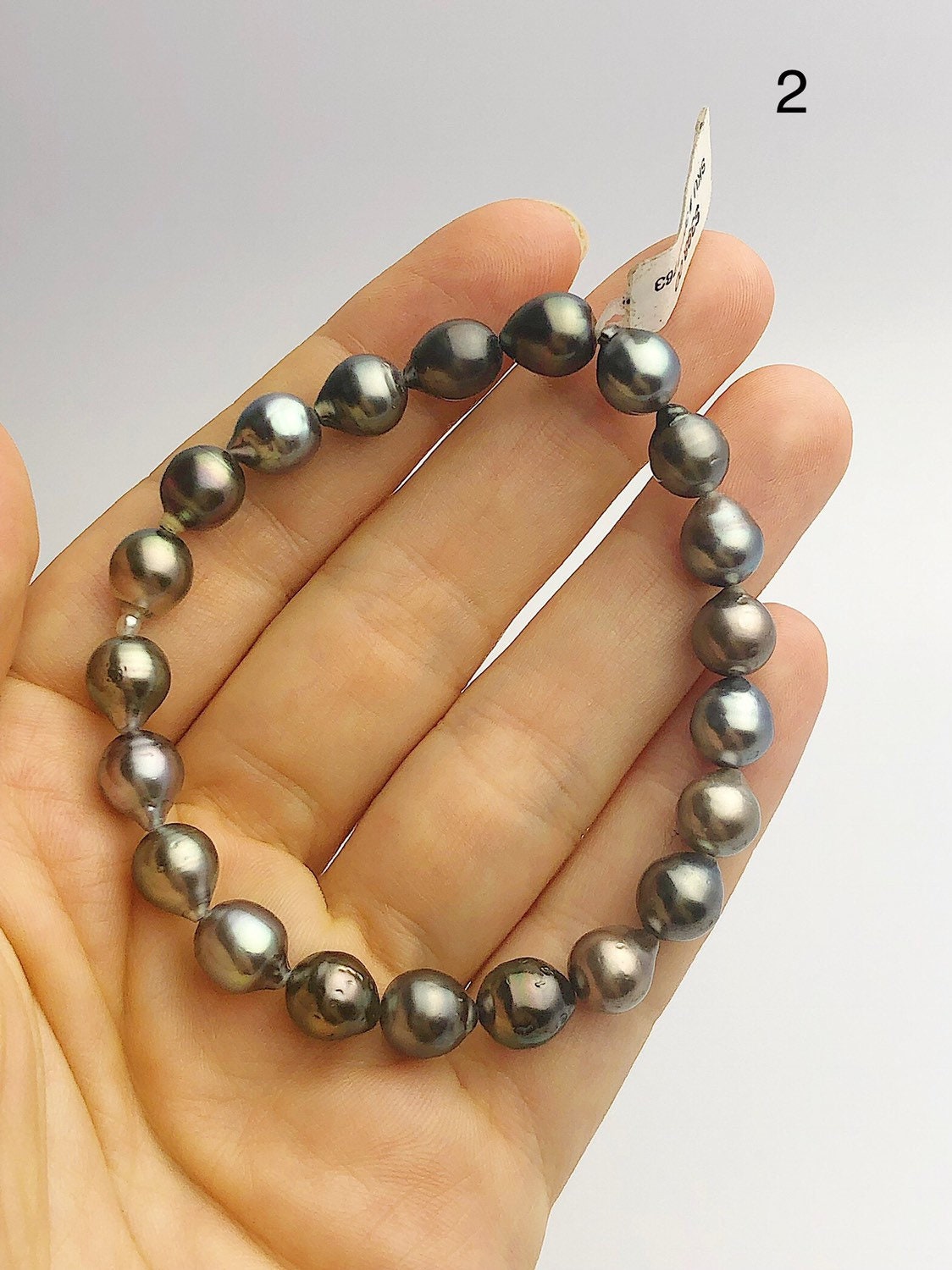 HALF OFF SALE - Tahitian Pearl Bracelets (709 No. 1-6)