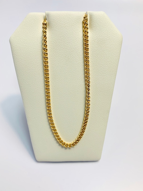 2.8mm Curb Chain 14k Gold Filled. Made in USA. S 63