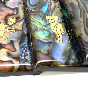 Sternzeichen Abalone Perlmutt Anhänger SKU: M870
