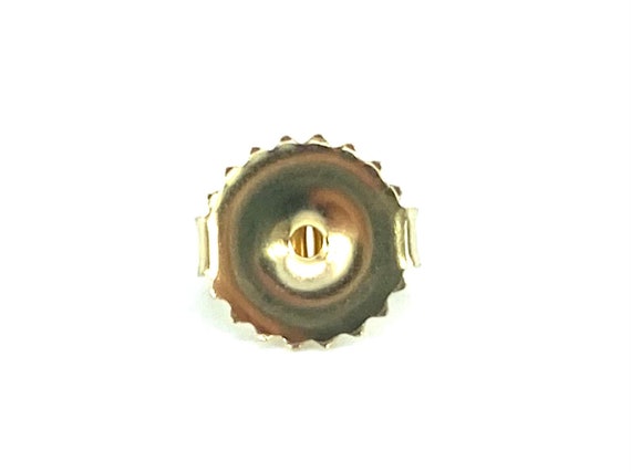 14K Solid Gold Ear Nut Medium Large, Sku#11-27-10
