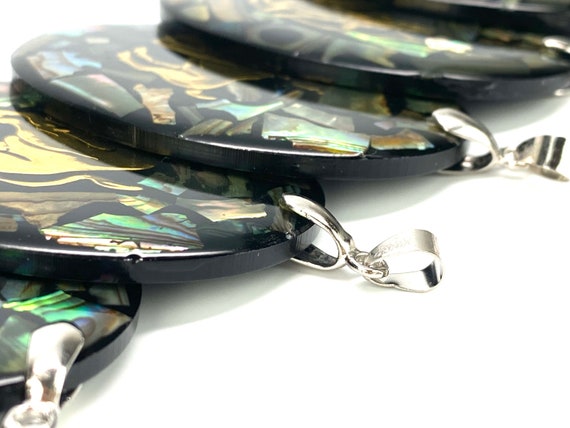 Zodiac Abalone Mother of Pearl Pendants SKU:M866