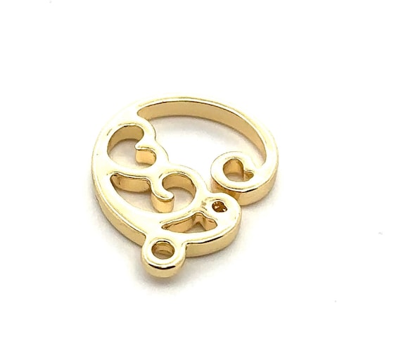 Elegant heart charm, SKU#M3422