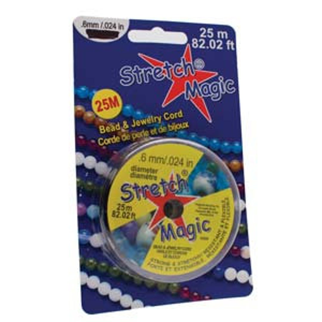 Stretch Magic 1mm/.039 Inches Clear 25 Meters 82 Feet 1 Spool