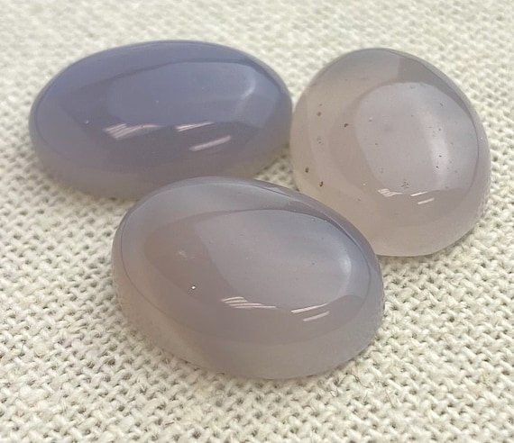 Gray Agate Oval Cabochon