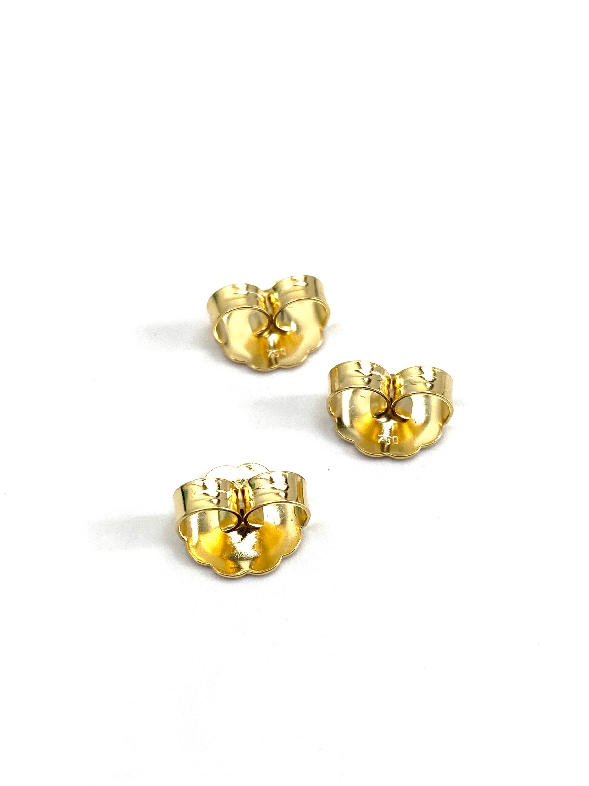 14K Solid Yellow Gold Earring Backing, SKU18-27-20 