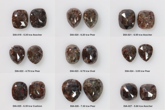 Natural Diamonds, Choose  (DIA-019 to 027)