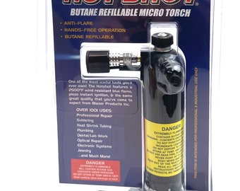 The Hot Shot, Butane Refillable Micro Torch