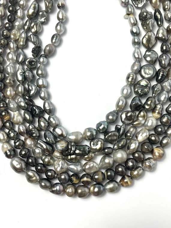 Tahitian Keshi pearl strands, SKU# 3004