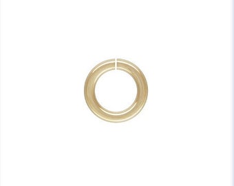 22ga .64x3.5mm Open Jump Ring, 14k Gold Filled, 14k Rose Gold Filled, Sterling Silver, Sku#4004435 #5004435 #4804435