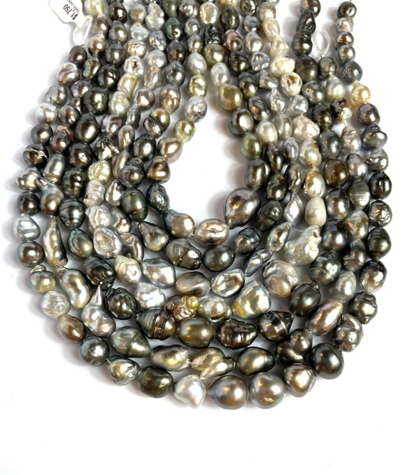 Stunning tahitian Keshi pearl strand, SKU#3026