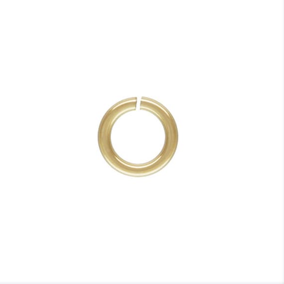 24ga .50x3mm Open Jump Rings, 14k Gold Filled, Sterling Silver, Sku#4004415