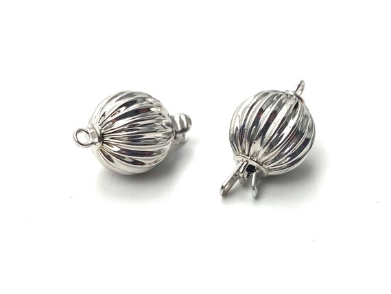 14K 9.88 mm solid white gold clasp , SKU# A010C-W