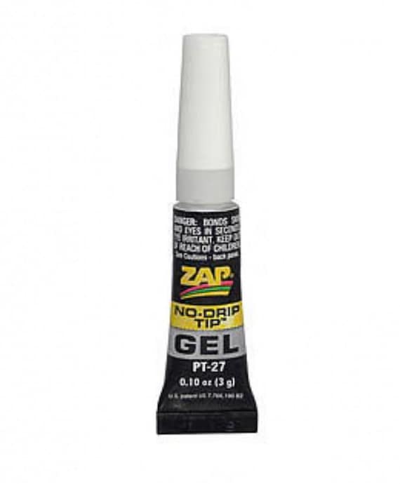 Zap gel jewelry super glue .10OZ tube, SKU#ZAP10