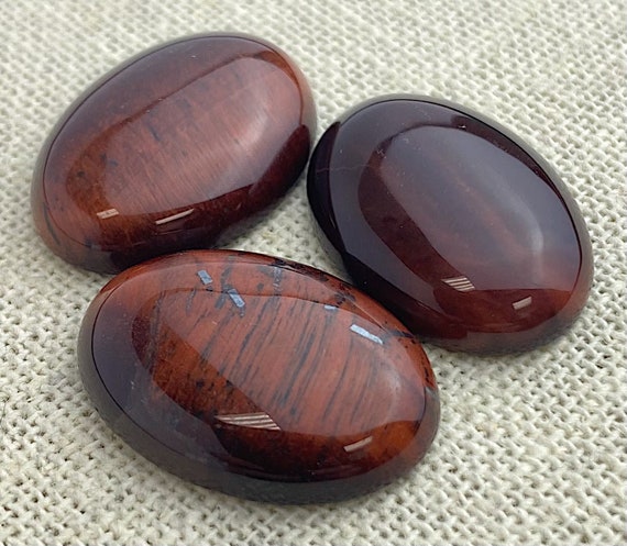 Red Tiger Eye Cabochon