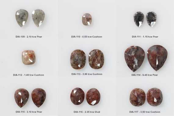 Natural Diamonds, Choose  (DIA-109 to 117)
