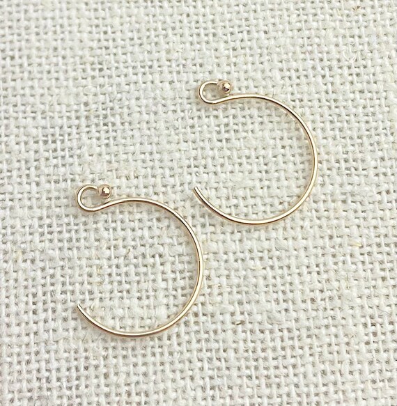 Gold Filled Circle Ball End Ear Wire 13.0mm