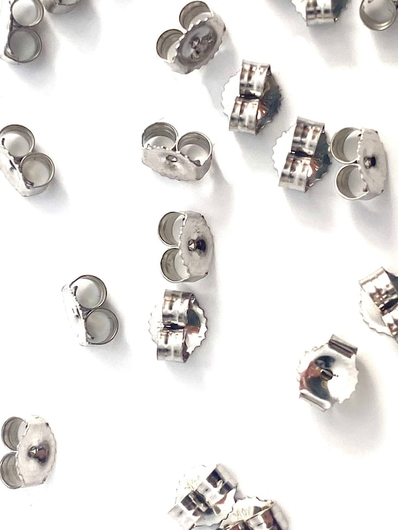 14K White Gold Earring Back, Sku#12-27-1805