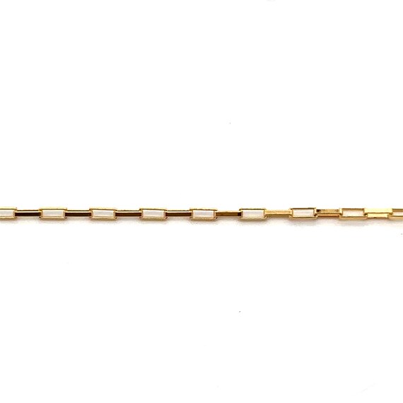 14KGF 1.2MM Elongated Venn Hamilton Finish Chain, SKU#14SM1295