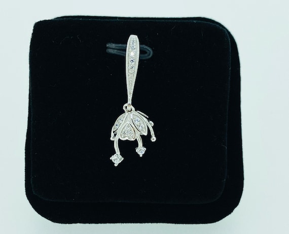 CZ Bail & Pearl Drop Pendant RH