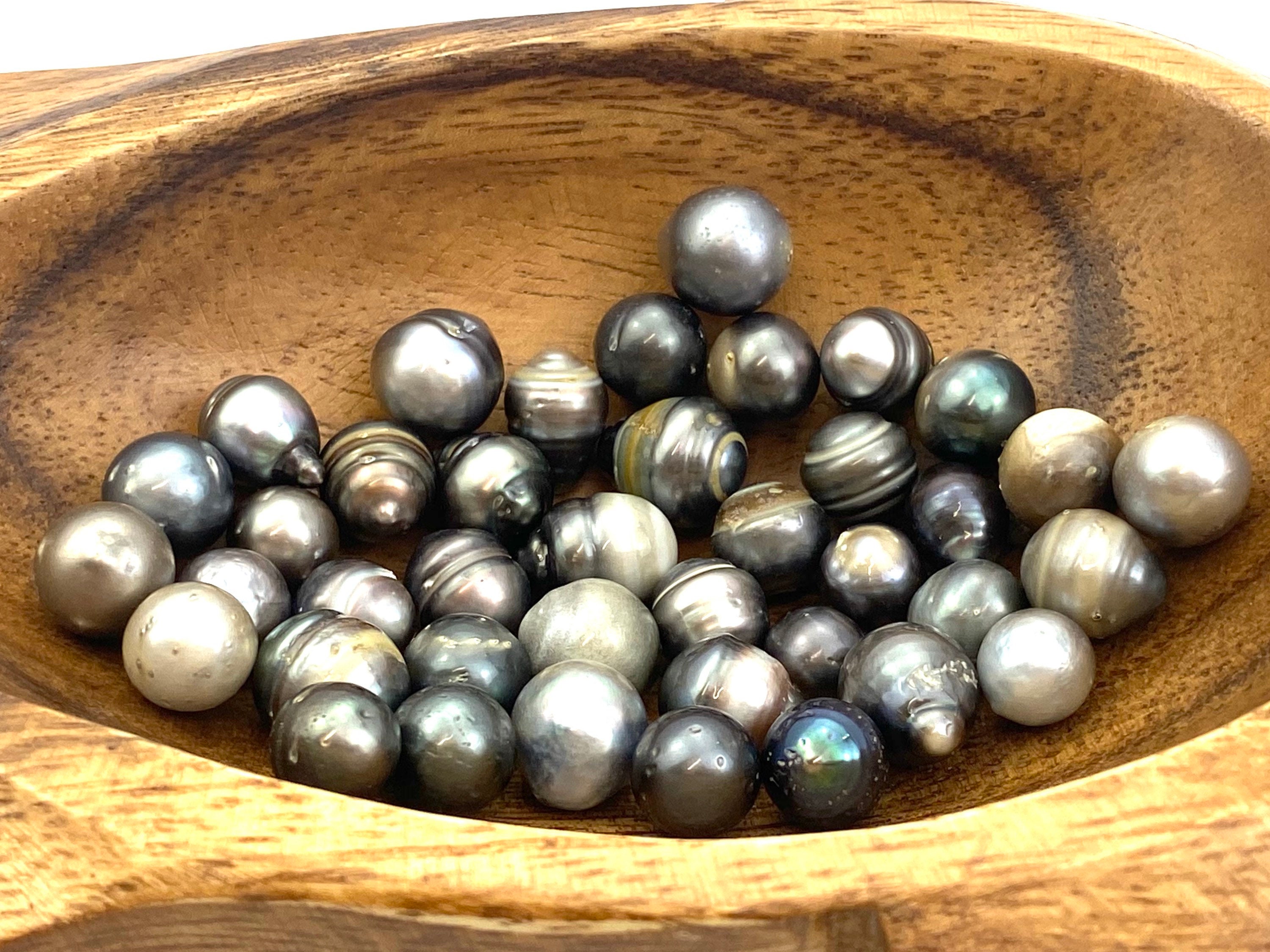 40 pcs Tahitian Pearls for 99 Dollars (Lot 100), Tahiti Pearls, 711mm