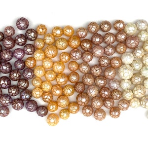 10MM-14MM, Mermaid carved Edison pearls, 100% Natural Colors, SKU#070789