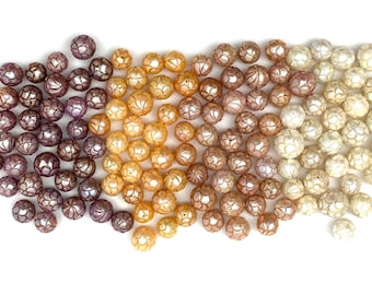 10MM-14MM, Mermaid carved Edison pearls, 100% Natural Colors, SKU#070789
