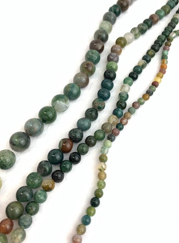 India Agate Bead Strand Sku#M2897