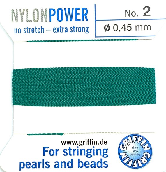 Nylon Power Beading Cord Green