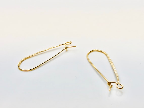 Flat ,14KGF , Ear Wire , 14K Gold Filled