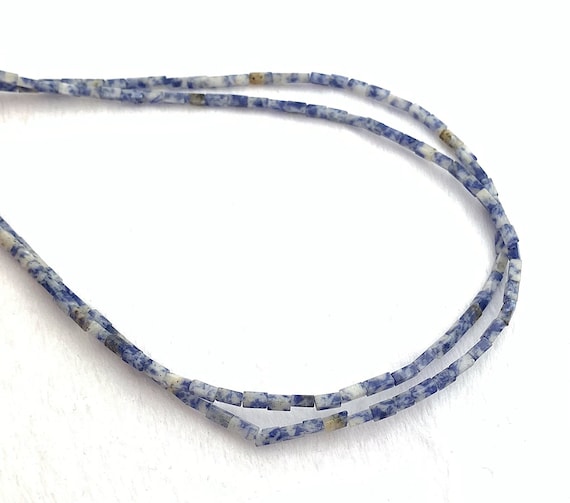 Blue Dot Jasper Bead Strand