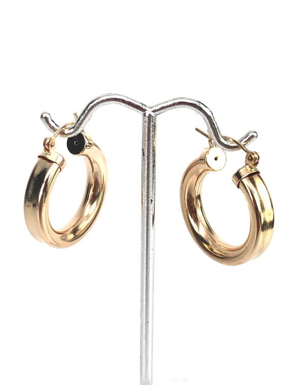 14KGF Hoop Earrings Sku#200 C-1
