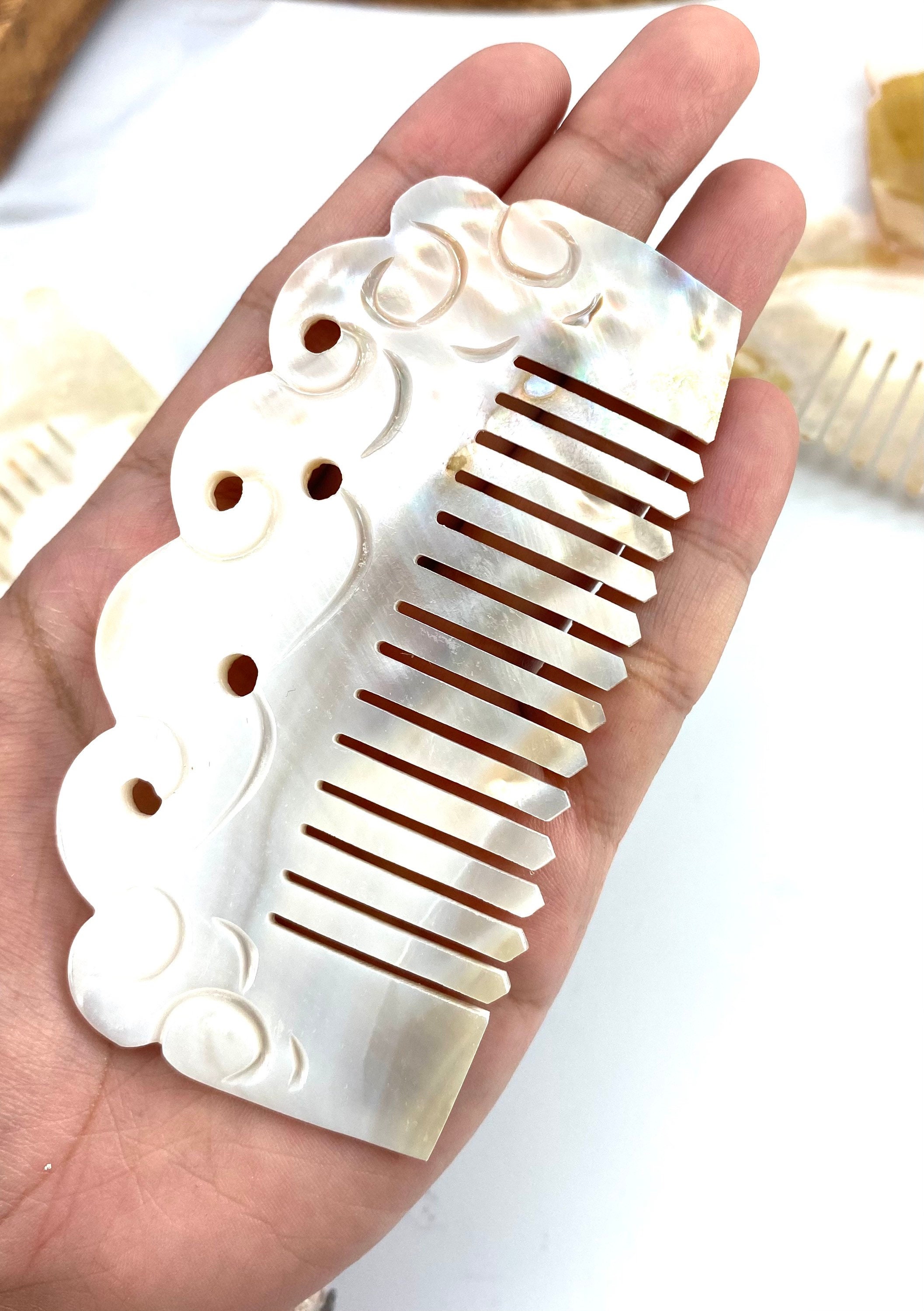 Mother Of Pearl Comb, Sku#M191-1