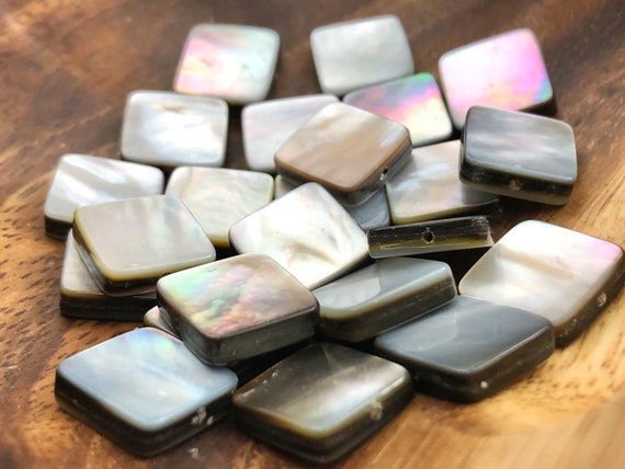 Black Tahitian Mother Of Pearl Beads Sku#M420