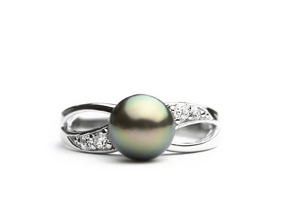 sterling silver pearl ring settings