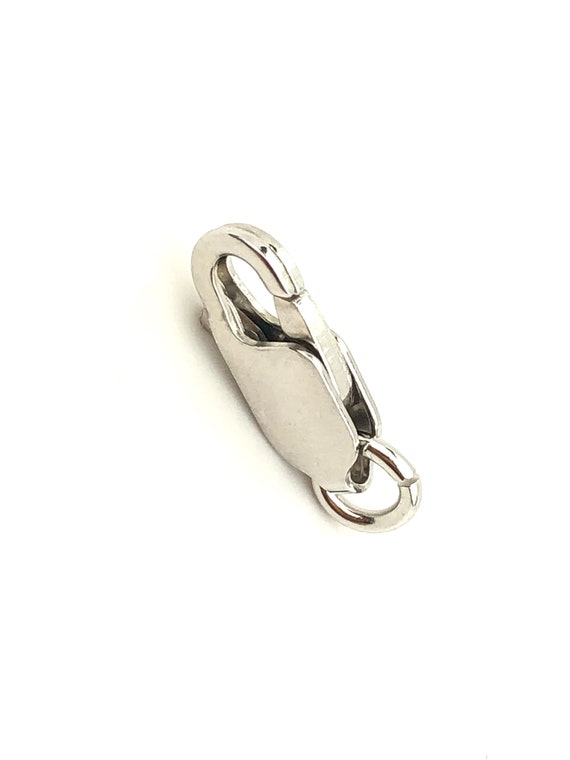 14K white gold lobster claw clasp Sku#502