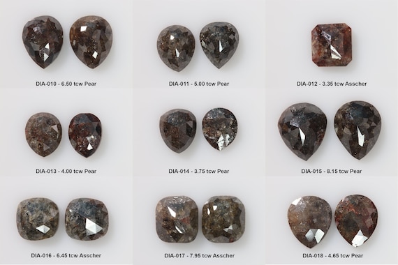 Natural Diamonds, Choose  (DIA-010 to 018)