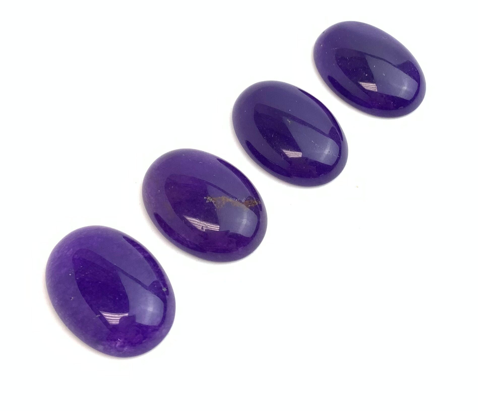 Purple Jade Oval Cabochon Sku#m2131 - Etsy