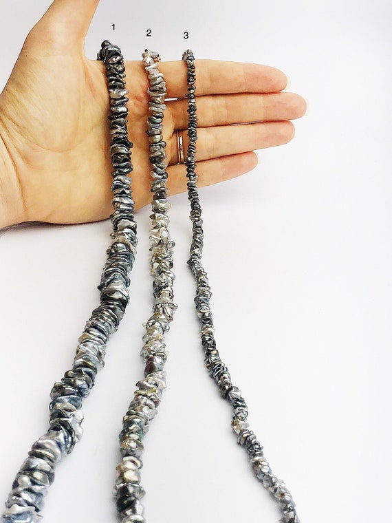 Keshi Tahitian Pearl Strands (342 No. 1-3)