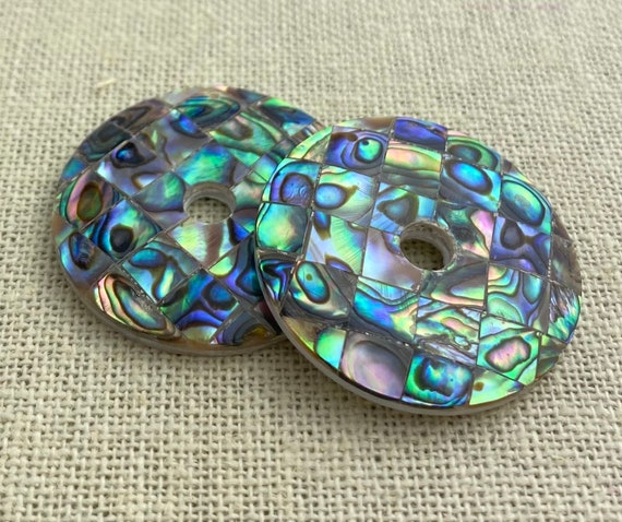 Abalone Circle Charm